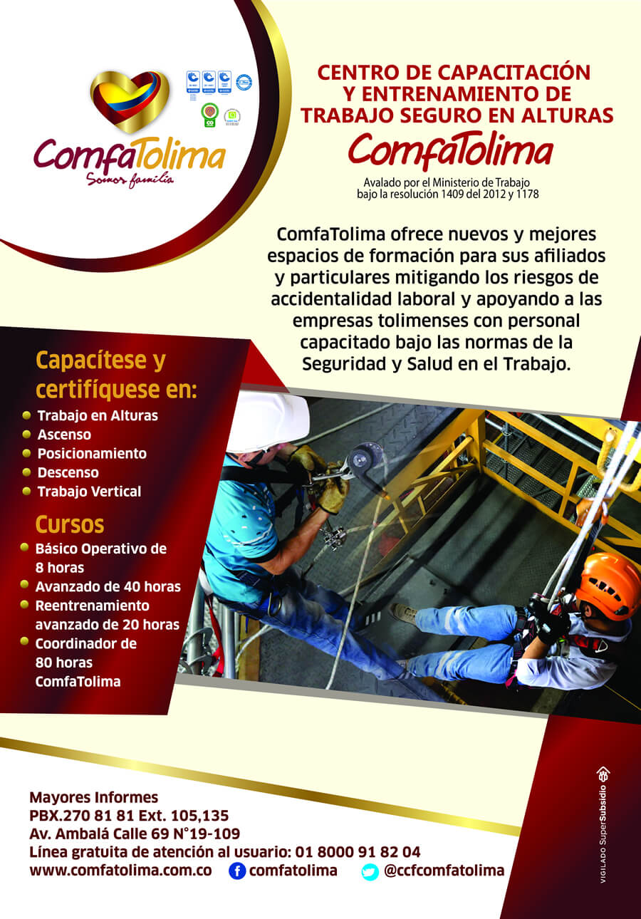 Centro de capacitación y entrenamiento de trabajo en alturas